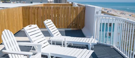 Oceanfront Rooftop Deck