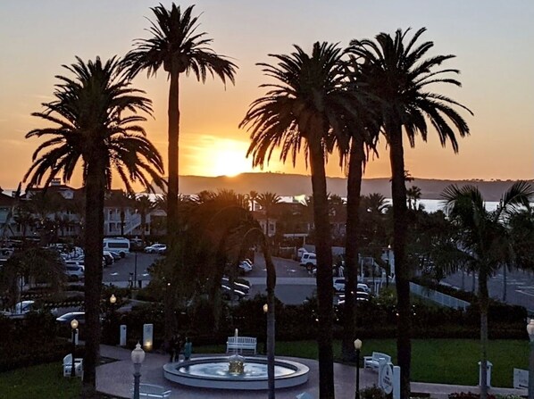 Beautiful sunset from 3rd floor deck