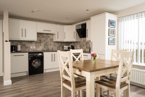 Kitchen and dining area