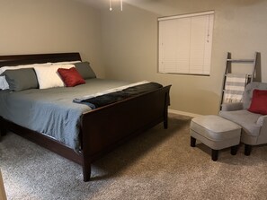 Master Bathroom — king size bed