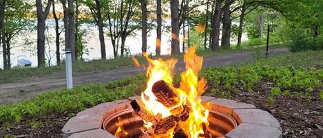 lakeside fire pit