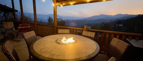 Beautiful sunsets from the main level deck.