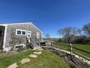 Side entryway and stunning ocean view