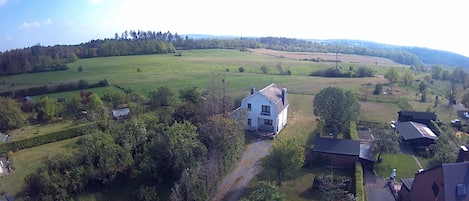 The house as seen from my drone