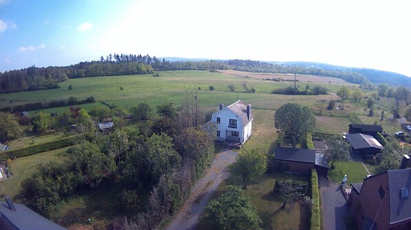 The house as seen from my drone