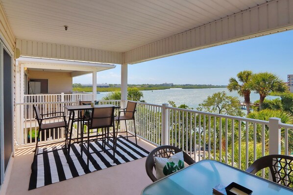 Intracoastal waterway view from balcony