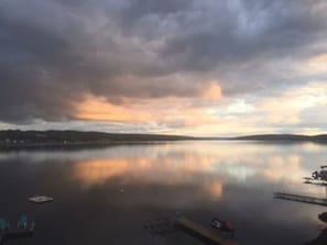 Enjoy the spectacular lake views across so many spots—inside and outside!
