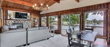 Welcome to Pattison Lake Cabin. Lakefront home with view of Mt. Rainier