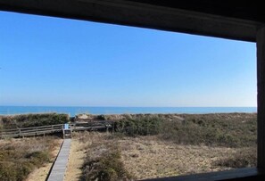 That is your view! (and walk to the beach)