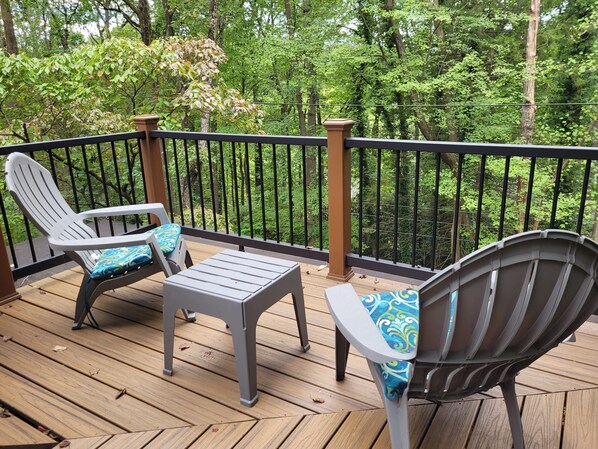 private balcony off master bedroom 