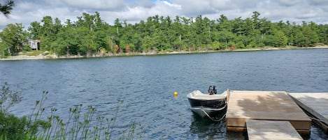 view from private dock