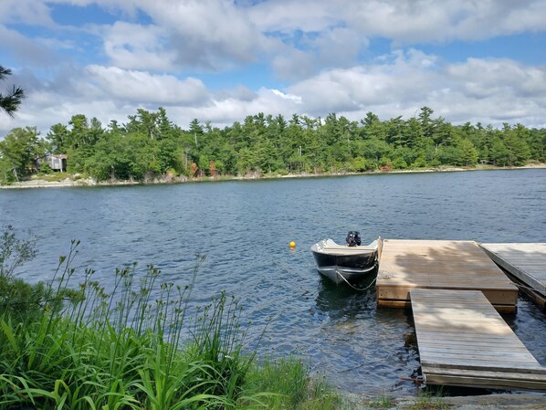 view from private dock