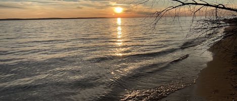 Sunset View from  Association's Private Beach