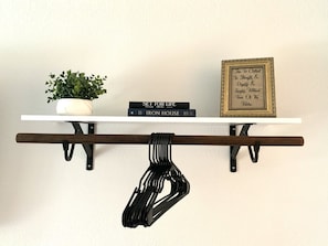 Clothing organization in Master Bedroom
