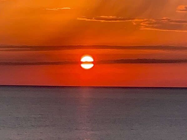 sunset from balcony