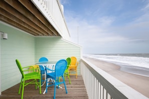Living Room Oceanfront Deck