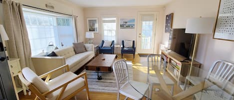 Main living area with dining area and living room