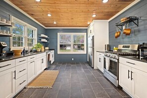 Our newly renovated kitchen is what dreams are made of! This space is fully equipped with everything you'll need to whip up your favorite dishes.