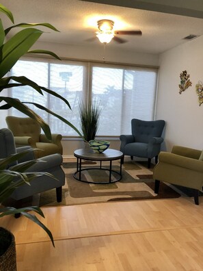 Sun filled sitting room