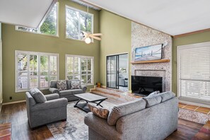Large 2 story Living Room