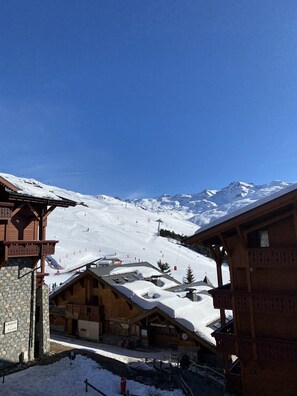 Great views of the pistes and the mountains