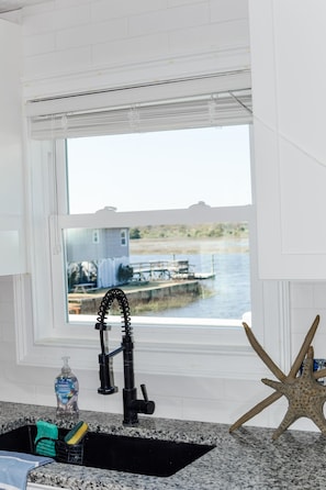 Doing dishes with a view