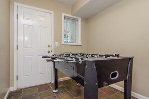 House 3 provides foosball table for hours of fun together!