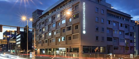 Front of property - evening/night