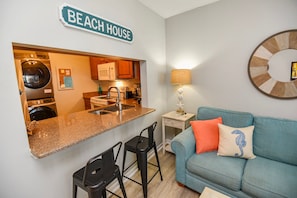 Living Area with Bar Seating