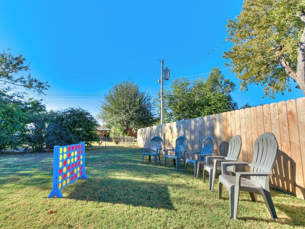 From sunrise to sunset, this backyard’s here for all your outdoor memories.