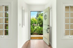 Light-filled, inviting entryway