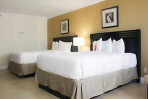 Comfortable 2 Double size beds; perfect for your vacation!
