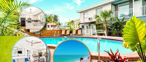 Boutique Beach Retreat Treasure Island Directly across the street from one of the most beautiful beaches. 