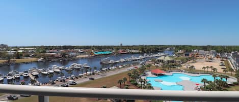 View of Pool and Marina