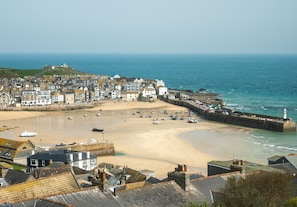 Vue sur la plage/l’océan