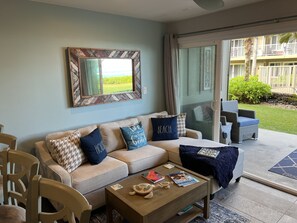 Living Room with New Couch, Chairs & Furnishings!