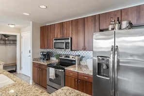 Kitchen with Stainless Steel Appliances