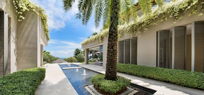 Sangsuri Villa 3 is beautifully landscaped; surrounded by greenery