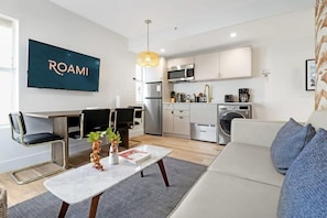 Living and dining area