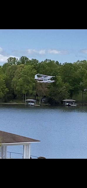 A sea plane that took off behind our condo (picture taken from our balcony)