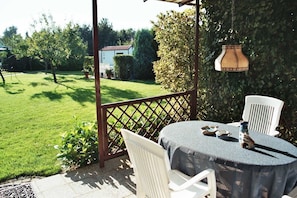 Terrasse für ein gemütliches Frühstück