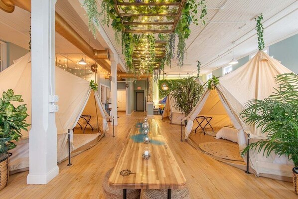 Glamping Loft 5 tents total