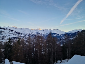 Vue depuis le balcon de l'appartement