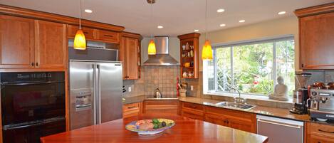 Custom high-end kitchen. 