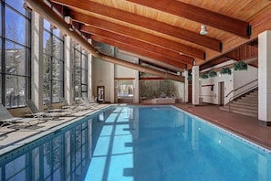 The resort offers an indoor pool and hot tub