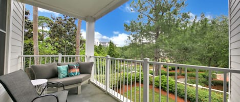 Beautiful Garden Views From The Balcony