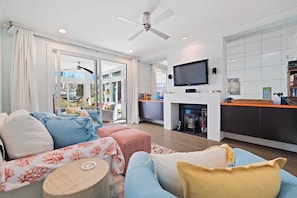 Open concept living area
