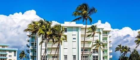 View of Building from Beach