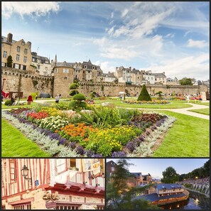 Jardin des remparts - Vannes et sa femme - Les lavoirs