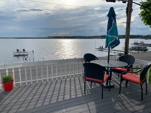 Lakeside deck 